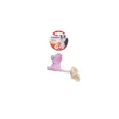 Mini latex játékok kötéllel sípolós 15 cm kutya-cica-paci