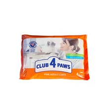 Club 4 Paws alutasakos macskaeledel lazacos jelly 4x85 g