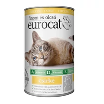 Euro Cat Macskaeledel konzerv csirkés 415g