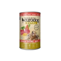 Euro Dog Vital kutyakonzerv marhahússal 1240g