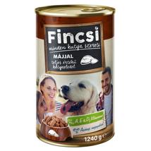 Fincsi nedves kutyaeledel 1240 g Máj 