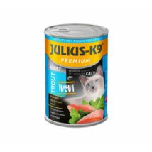 JULIUS-K9 Cat Trout Adult, prémium nedveseledel - pisztráng - 415g