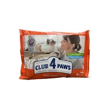 Club4paws  nedves eledel macskáknak csirke-lazac 4*85 g