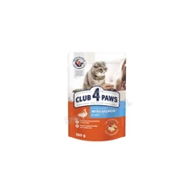 Club4paws  nedves eledel macskáknak zselében lazacos 100 g