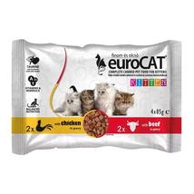 EURO CAT POUCH KITTEN DUO 4X85G CSIRKE-MARHA