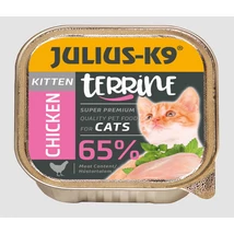Julius-K9 Cat Terrine Kitten Chicken - nedveseledel (csirke) kölyök macskák részére (100g)