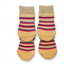 Mintás kutyazokni M-es méret, 4 db-os