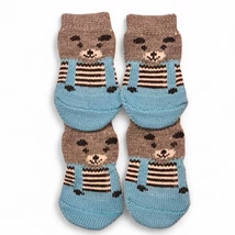 Mintás kutyazokni M-es méret, 4 db-os