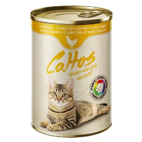 Cattos csirkés cicakonzerv 415g     