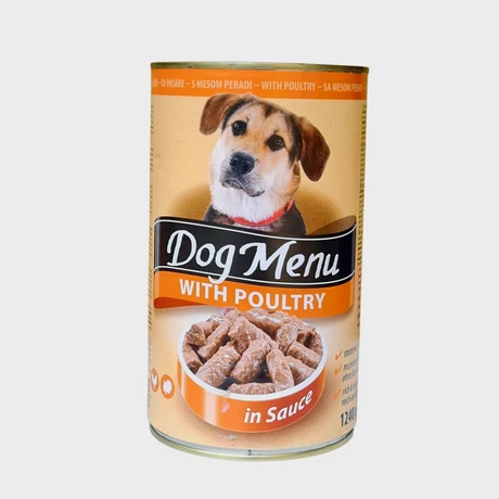 Dog menü kutyakonzerv baromfi 1240 g