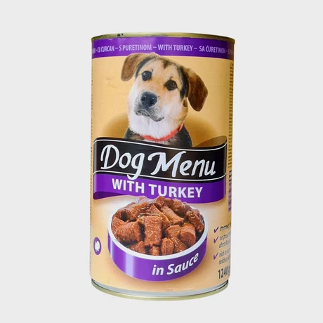 Dog menü kutyakonzerv pulyka 1240 g