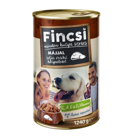Fincsi nedves kutyaeledel 1240 g csirkés