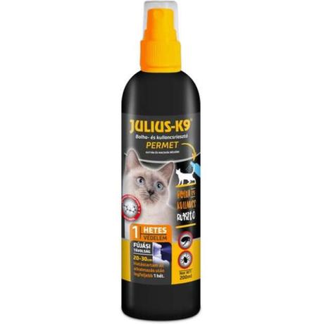 Julius-K9 Bolha- és kullancsriasztó permet macskák részére (200ml)