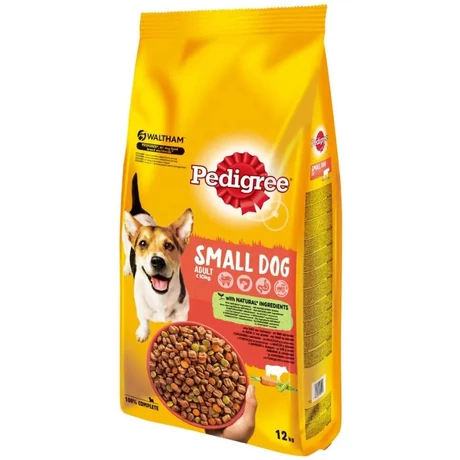 Pedigree Mini Adult Marha & zöldség szárazeledel 12kg 