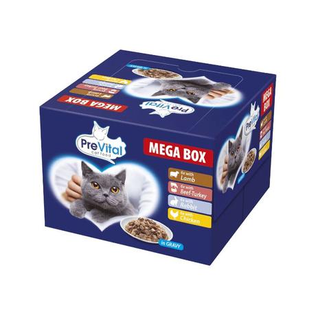 PreVital, Alutasakos Megabox Vegyes íz szószos, 24x100g