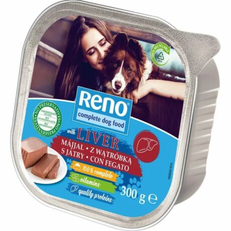 Reno alutálkás pástétom májjal kutyák számára 300 g