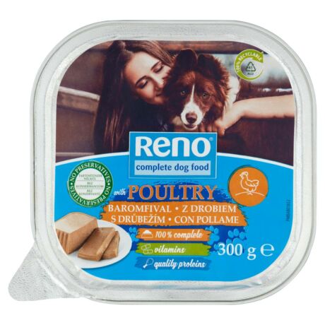 Reno Dog alutálkás pástétom 300 gramm – baromfival