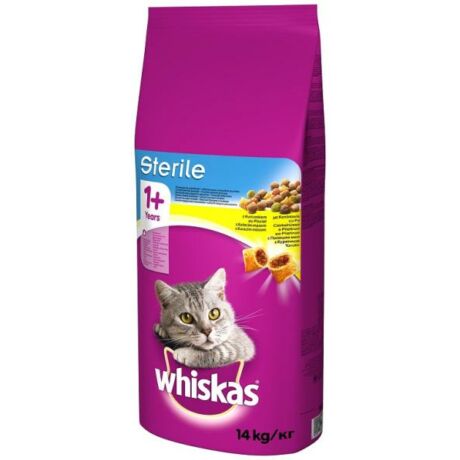 Whiskas Sterile szárazeledel ivartalanított macskáknak 1kg