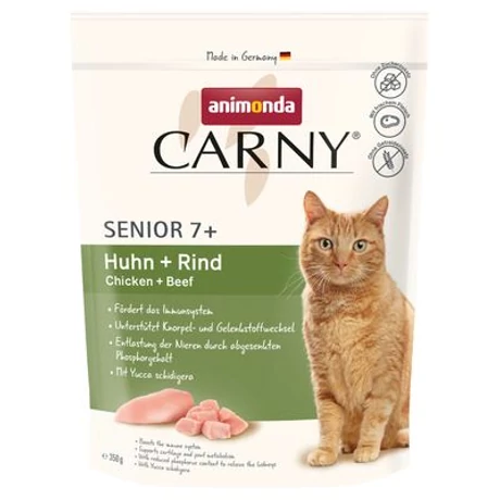 Animonda Carny Senior száraztáp macskáknak csirke-marha 350 g