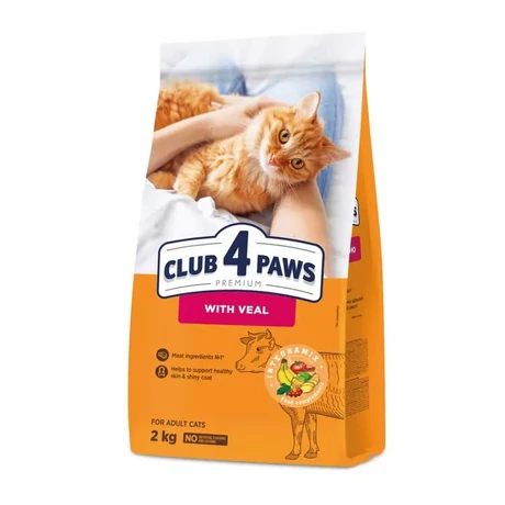CLUB4PAWS CAT DRY BORJÚ 2KG