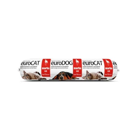 Euro Dog/Cat szalámi kutyáknak/macskáknak marha ízesítéssel 1 kg