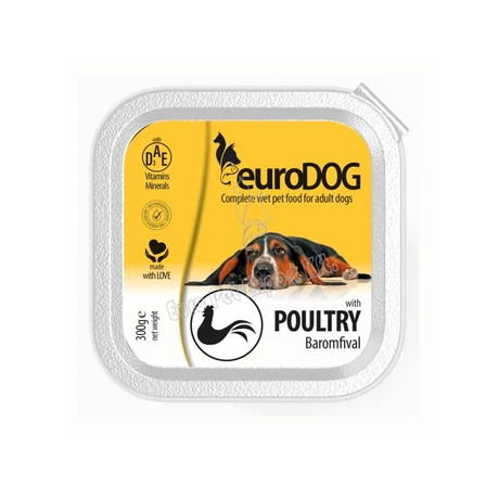 Euro Dog Kutyaeledel Paté baromfi 300 g