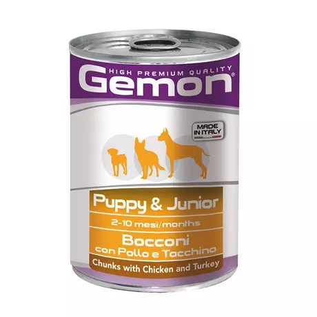 Gemon dog 415g puppy konzerv pulyka-csirke  