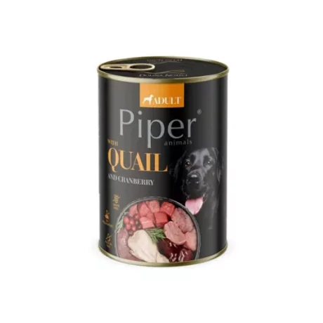 Piper konzerv  kutyáknak 400 g fürjjel