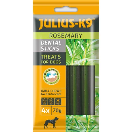 JULIUS K-9 Dental Sticks - jutalomfalat (rozmaringgal) kutyák részére (70g)