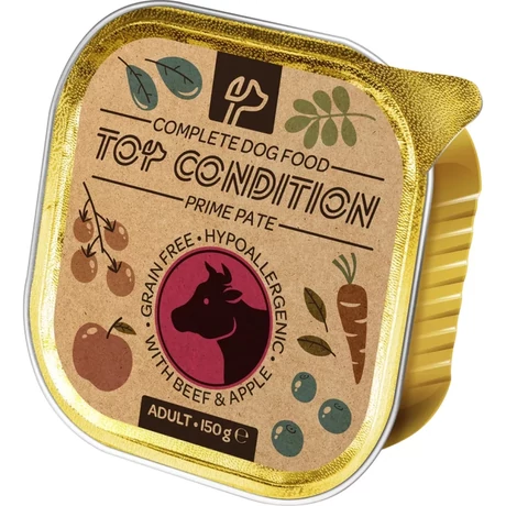Top Condition pástétom kutyáknak 150 g marhával és almával