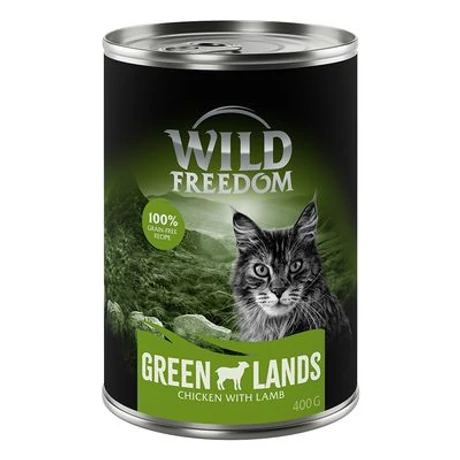 Wild Freedom Green Lands konzerv macskáknak csirke-bárány 400 g