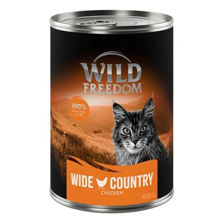 Wild Freedom Wide Country konzerv macskáknak csirke-borjú 400 g
