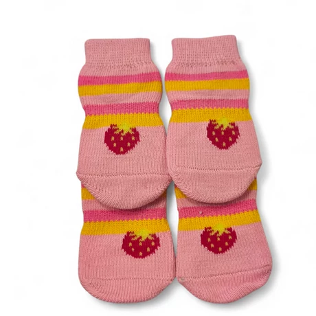 Mintás kutyazokni M-es méret, 4 db-os