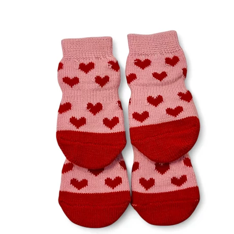 Mintás kutyazokni L-es méret, 4 db-os